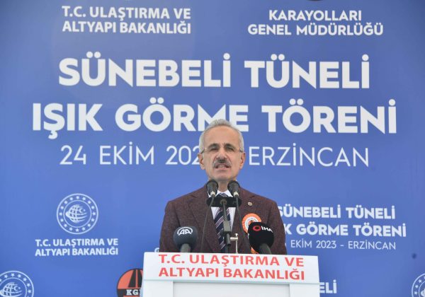 Sünebeli Tüneli’nde Işık Göründü.
